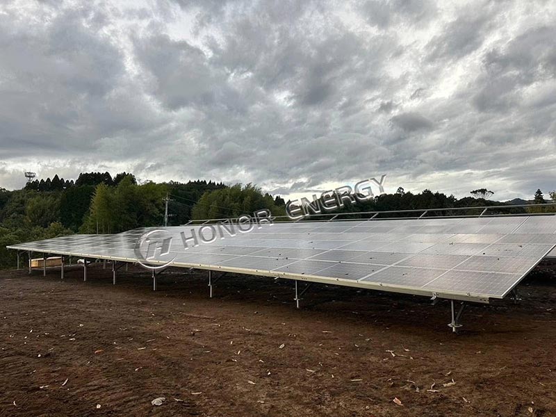 Japan Kyushu 650kw projekt afsluttet med succes