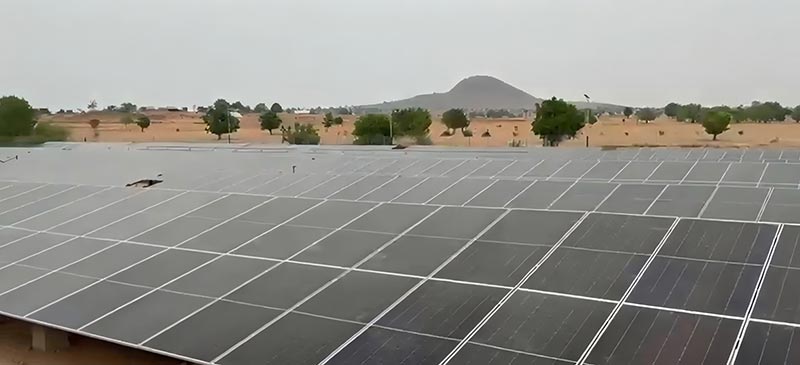 Leverer med succes 1,6 MW solar monteringsprojekt i Afrika