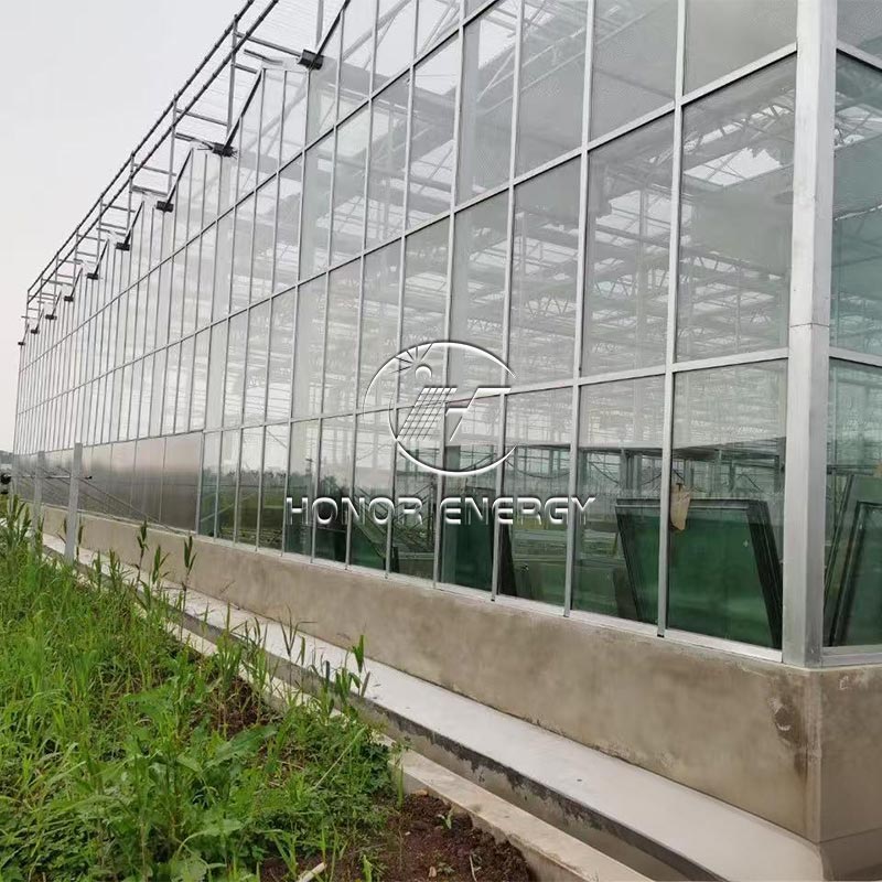 Aluminium drivhus Solar Farmland Mount