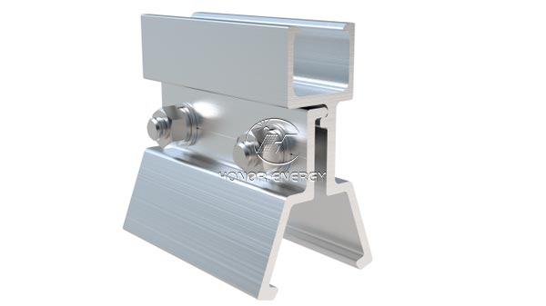 Solar roof kliplok mount