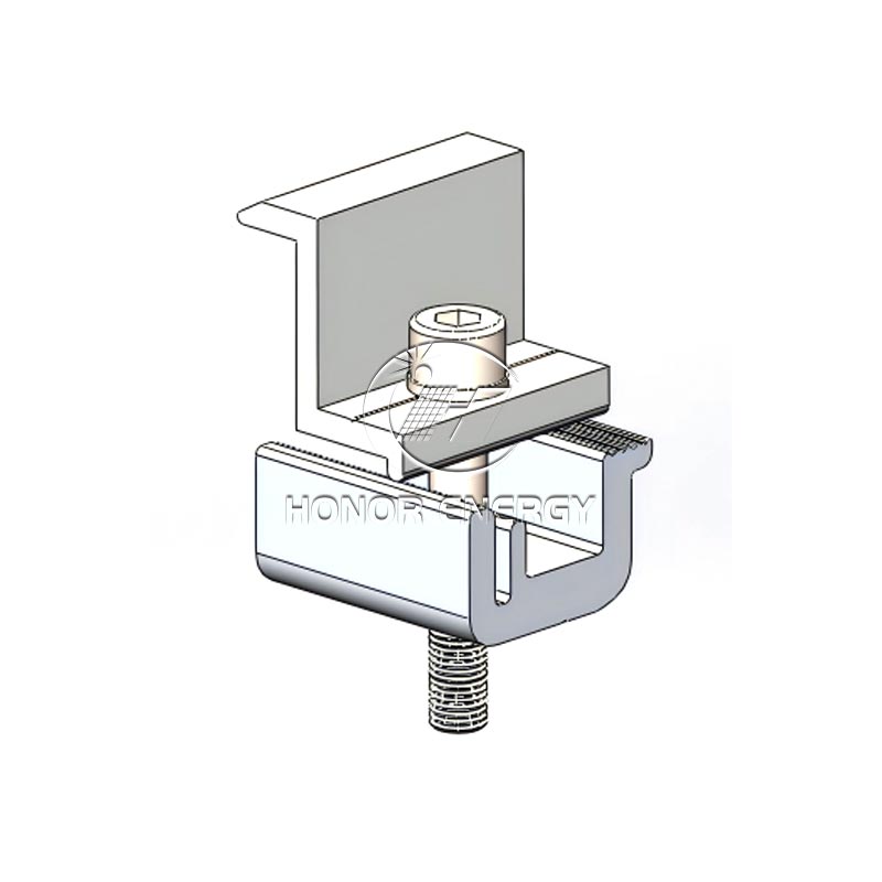 Ingen Drill Solar endeklemme