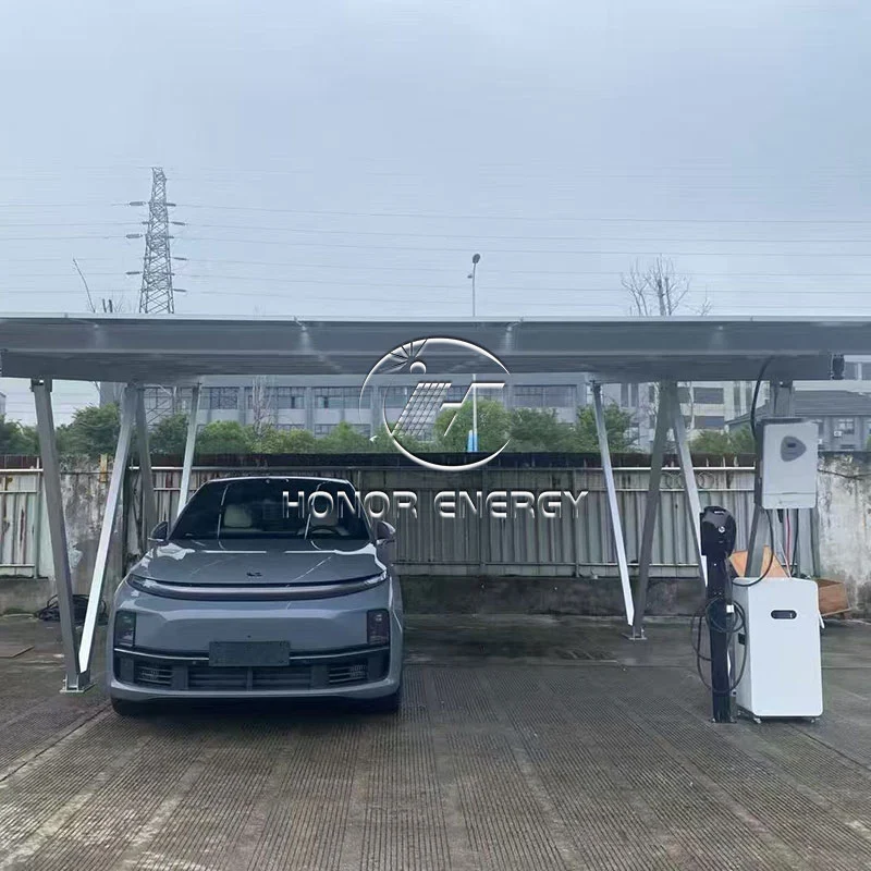 Solar carport montering