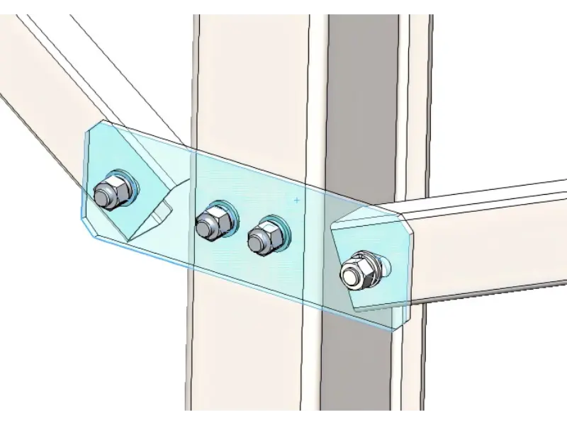 Solar tilslutningsplade