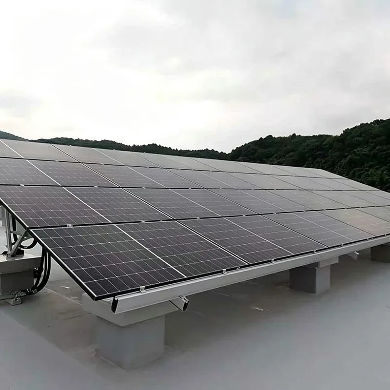 Solar fladt tag montering