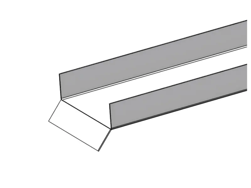 Solar vandret vandtæt kanal