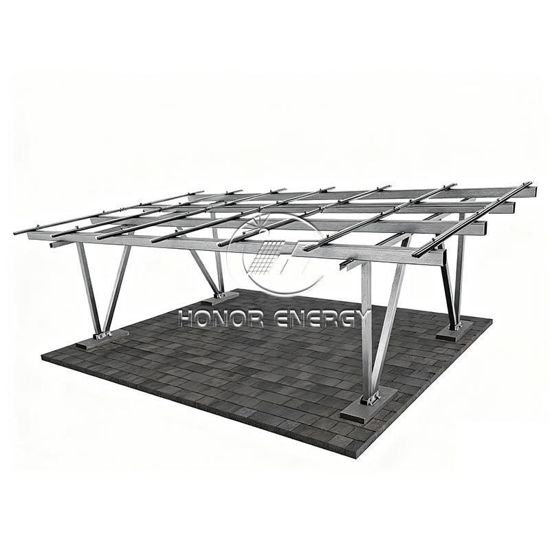 Stål IV Type Solar Carport Mount