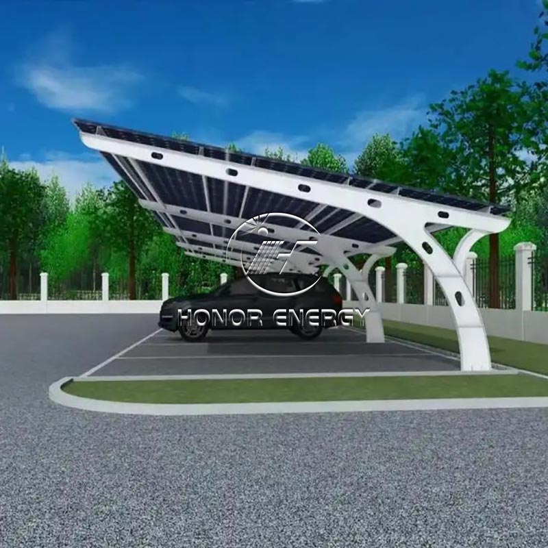 Stål Y Type Solar Carport Mount